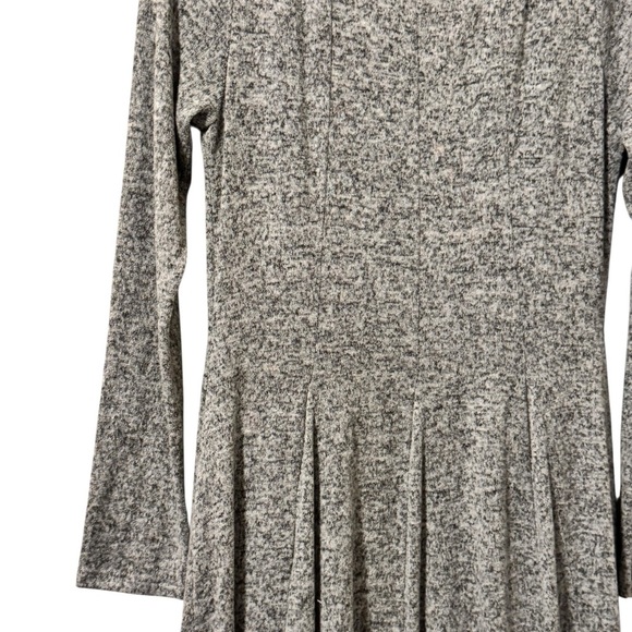 Anthropology Dolan Fit and Flare Dress Gray Long Sleeve Womens Size Small - Picture 9 of 15